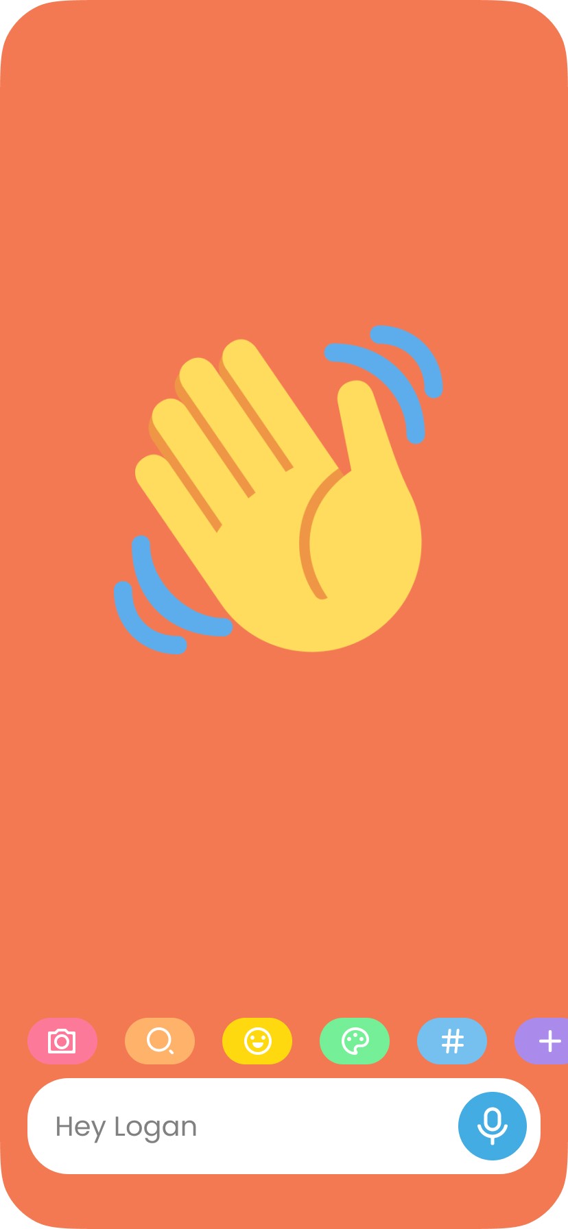 AI chat page with mini-apps